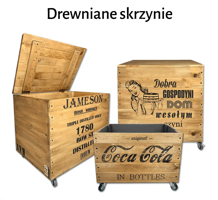 DREWNIANE SKRZYNIE